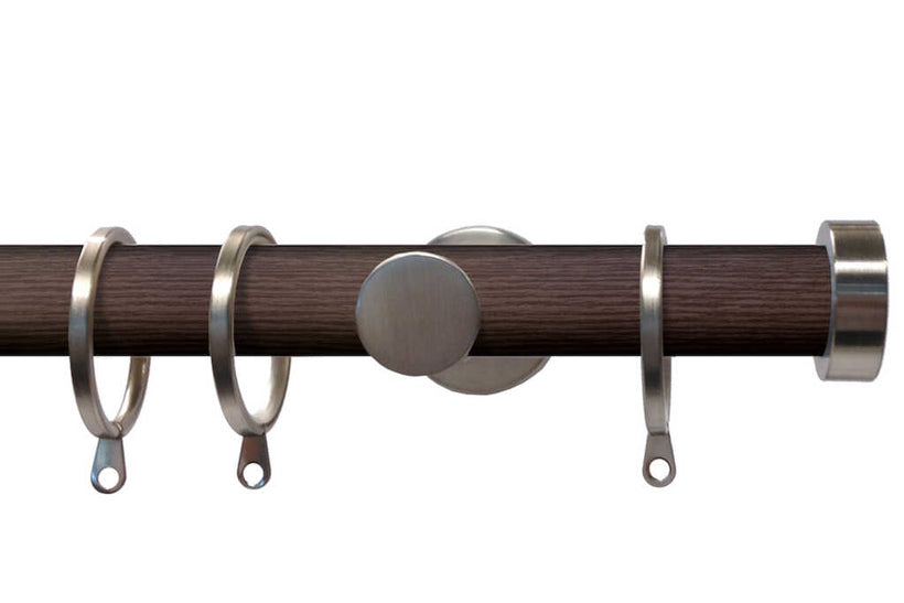 Soho Funk 28mm Satin Steel Stud Endcap