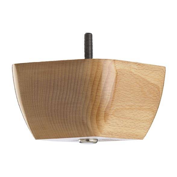 Square sofa foot 70mm x 115mm