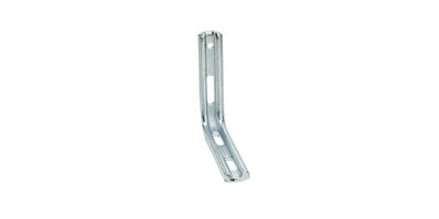 Slotted Pelmet Bracket L shaped - Zinc