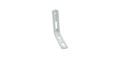 Slotted Pelmet bracket L Shaped - White
