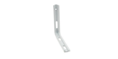 Slotted Pelmet bracket L Shaped - White