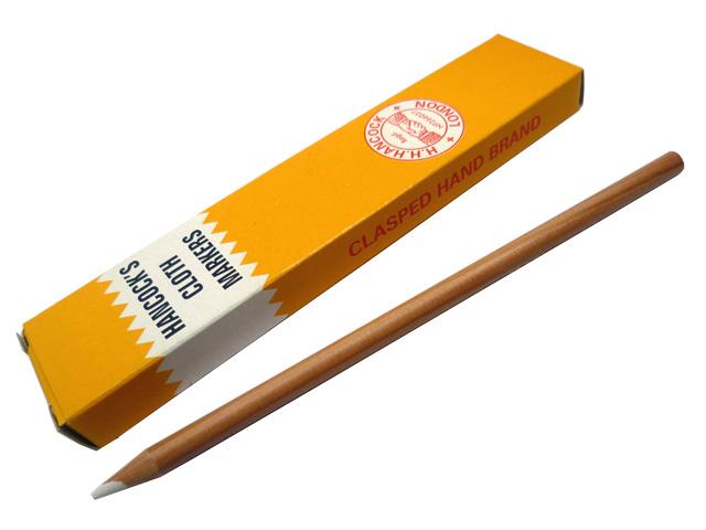 Hancocks White Cloth Marking Pencils