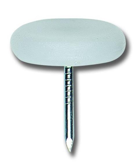 White Plastic Glides