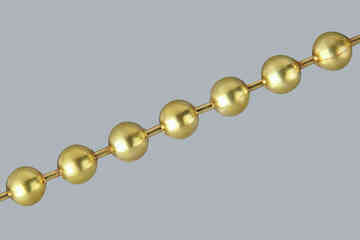 Bright Brass Roman Blind Chains
