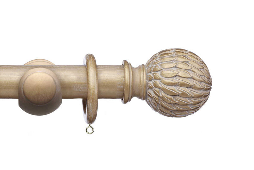 50mm Masterpiece Cream Gold Phoenix Finial