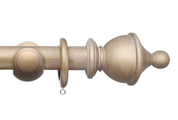 50mm Masterpiece Cream Gold Urn Finial - Richard Wylie - poles by ...