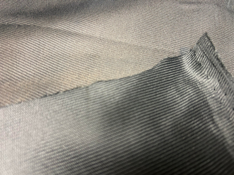 54" FR Black Polyester Lining Cloth (Sold Per Metre)