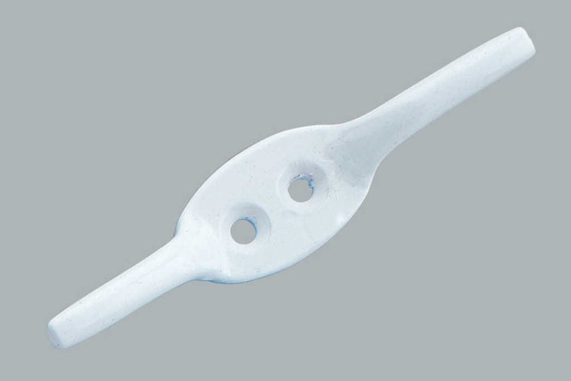 White Cleat 76mm