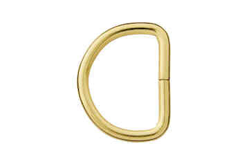 Brass Plated D Rings
