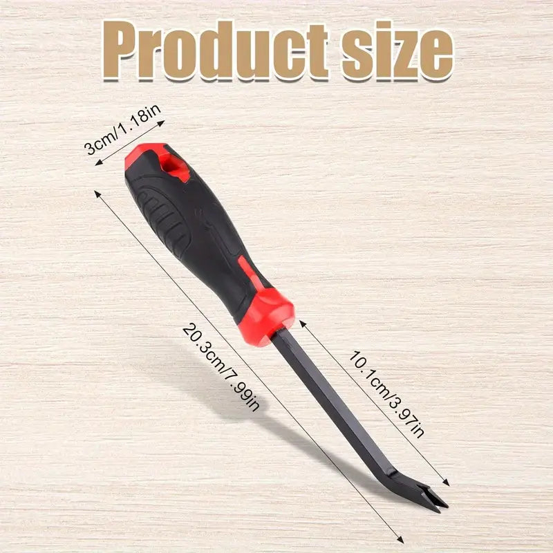 Staple Lifter Black & Red Handle