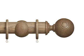 Eden 45mm Ball Pole Set Umber