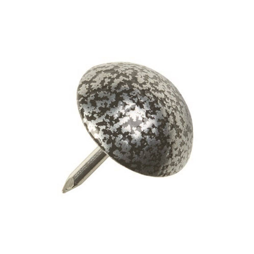 11 mm Powder Coated Upholstery Nails – Silver/Black