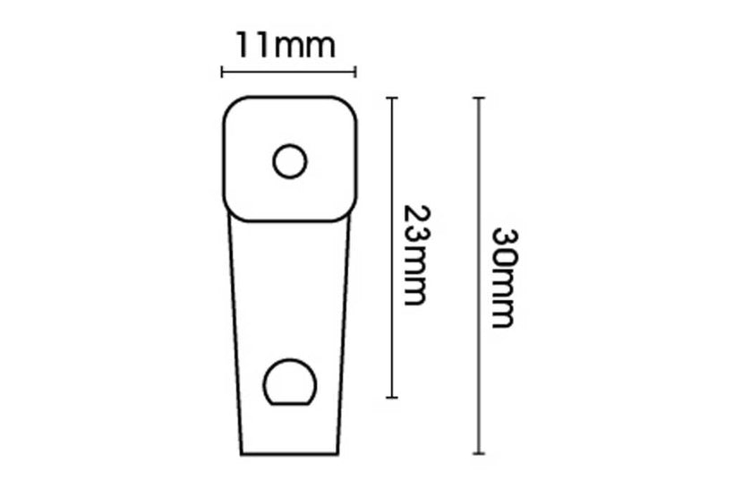 Swish Ultraglyde White Metal Corded Extendable Track