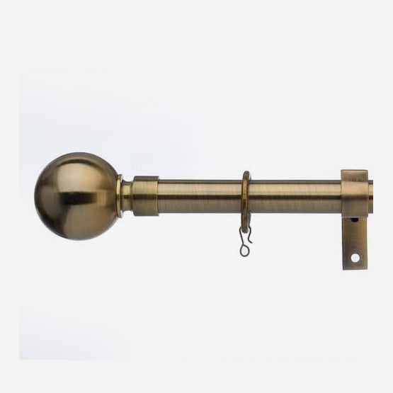 28mm Universal Metal Pole with choice of Finial