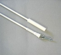 White metal draw rods