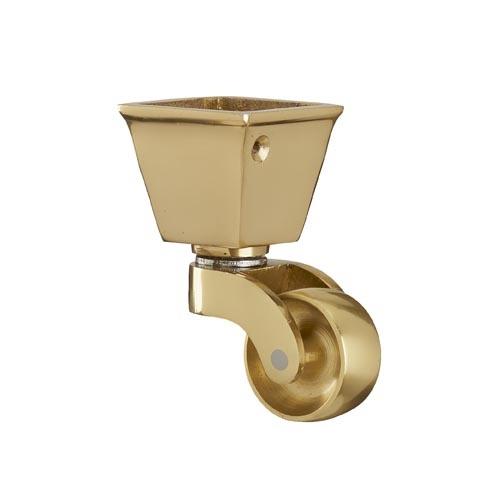 Brass Castor ( Square Cup)
